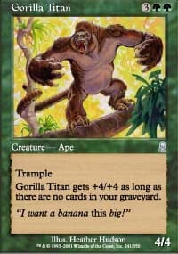 Gorilla Titan [Odyssey] MTG Single Magic: The Gathering  | Multizone: Comics And Games