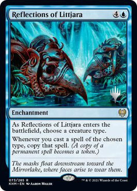 Reflections of Littjara [Kaldheim Promo Pack] MTG Single Magic: The Gathering  | Multizone: Comics And Games