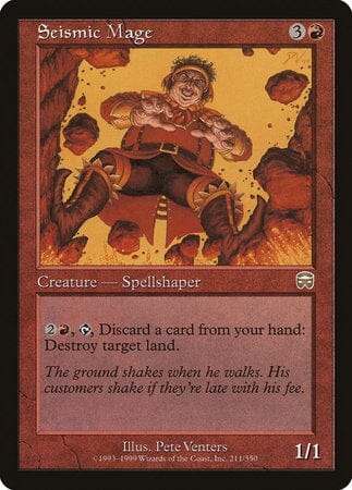 Seismic Mage [Mercadian Masques] MTG Single Magic: The Gathering  | Multizone: Comics And Games
