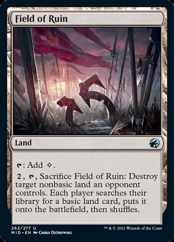 Field of Ruin [Innistrad: Midnight Hunt] MTG Single Magic: The Gathering  | Multizone: Comics And Games