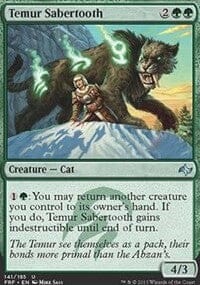 Temur Sabertooth [Fate Reforged] MTG Single Magic: The Gathering  | Multizone: Comics And Games