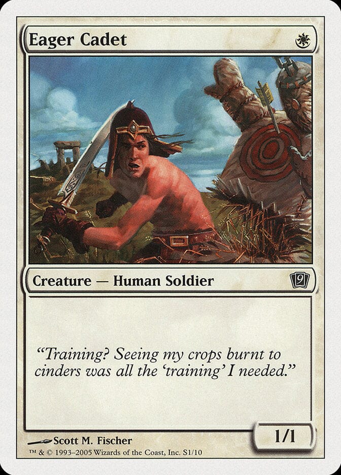 Eager Cadet [Ninth Edition] MTG Single Magic: The Gathering  | Multizone: Comics And Games