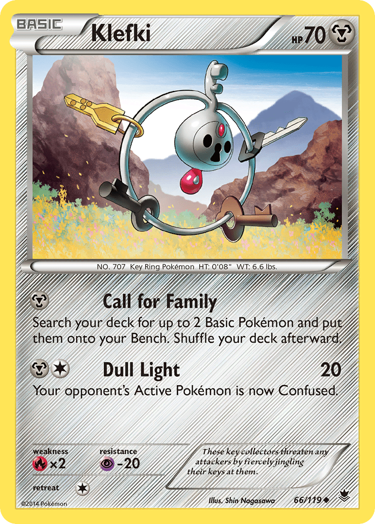 Klefki (66/119) [XY: Phantom Forces] Pokemon Single Pokémon  | Multizone: Comics And Games