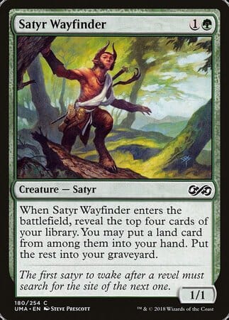 Satyr Wayfinder [Ultimate Masters] MTG Single Magic: The Gathering  | Multizone: Comics And Games