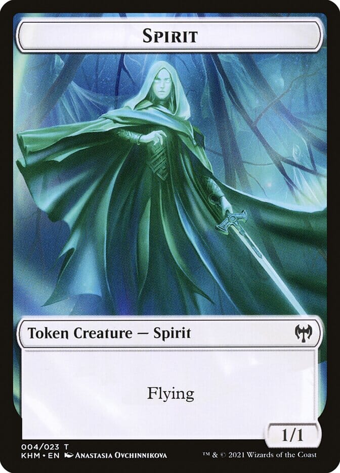Boar // Spirit Double-sided Token [Kaldheim Commander Tokens] MTG Single Magic: The Gathering  | Multizone: Comics And Games