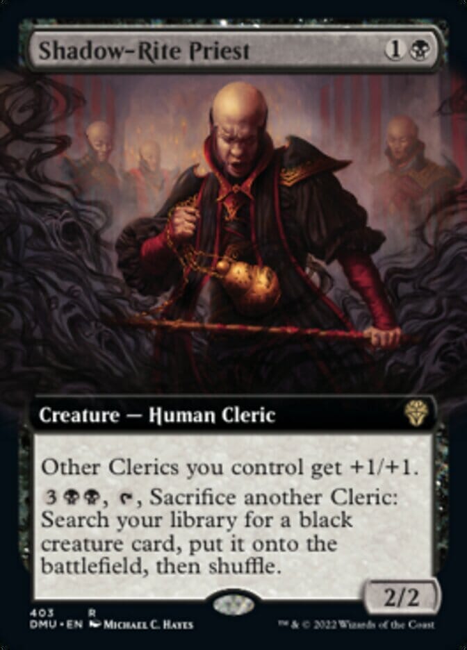 Shadow-Rite Priest (Extended Art) [Dominaria United] MTG Single Magic: The Gathering  | Multizone: Comics And Games