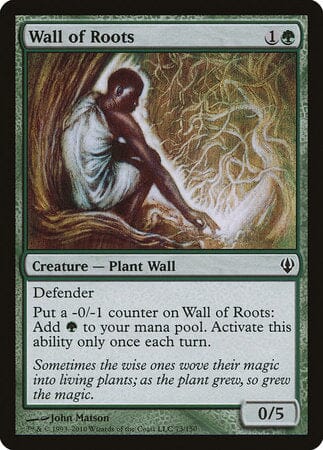 Wall of Roots [Archenemy] MTG Single Magic: The Gathering  | Multizone: Comics And Games