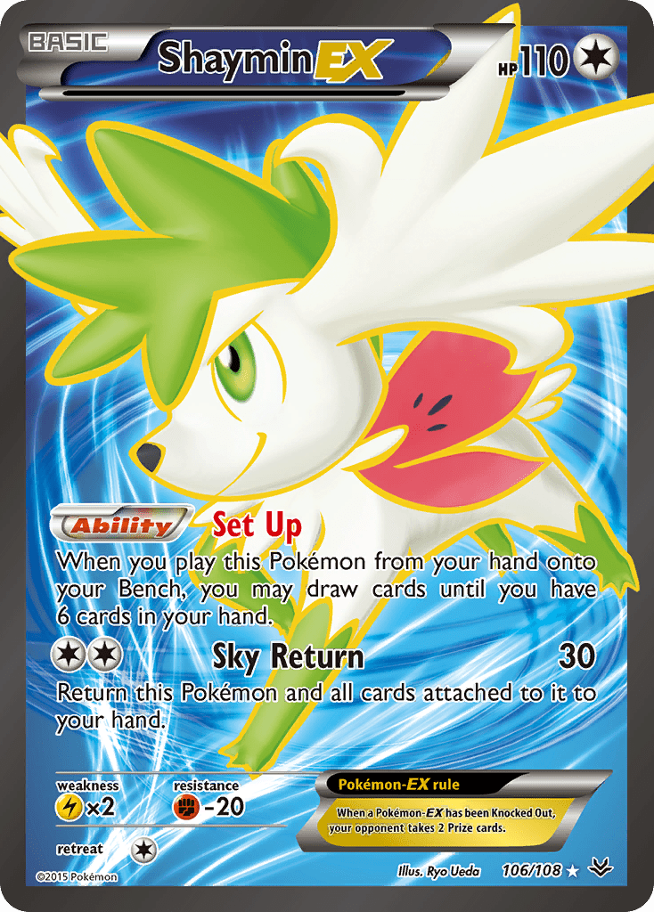 Shaymin EX (106/108) [XY: Roaring Skies] Pokemon Single Pokémon  | Multizone: Comics And Games