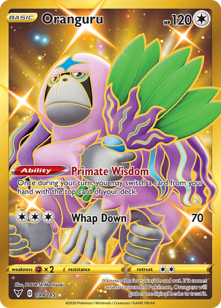 Oranguru (199/185) [Sword & Shield: Vivid Voltage] Pokemon Single Pokémon  | Multizone: Comics And Games