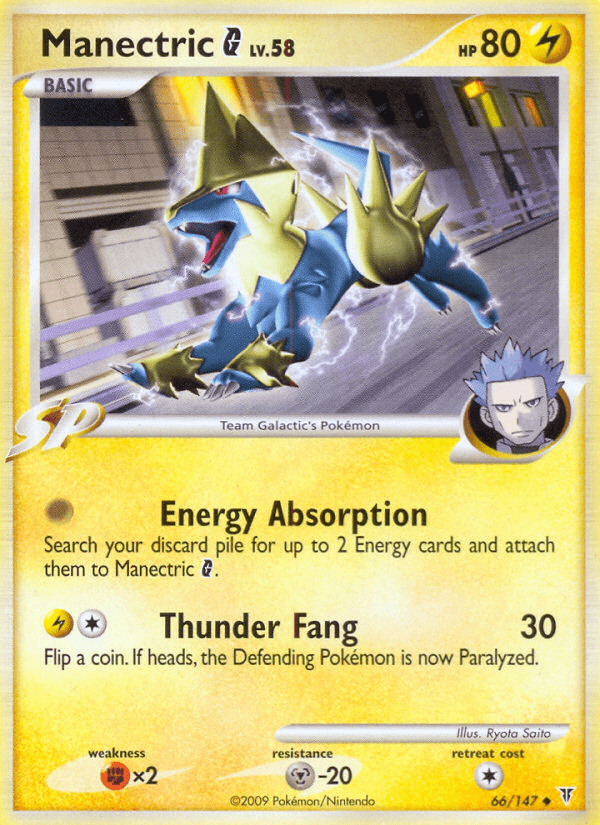 Manectric G (66/147) [Platinum: Supreme Victors] Pokemon Single Pokémon  | Multizone: Comics And Games