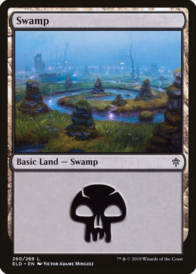 Swamp (260) [Throne of Eldraine] MTG Single Magic: The Gathering  | Multizone: Comics And Games