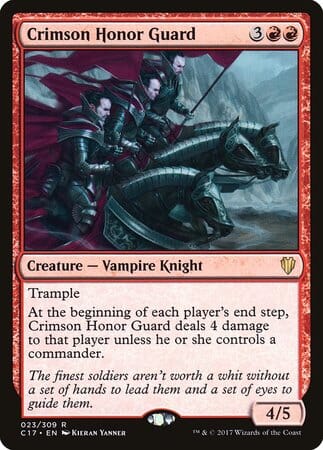 Crimson Honor Guard [Commander 2017] MTG Single Magic: The Gathering  | Multizone: Comics And Games