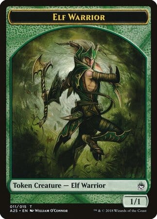 Elf Warrior Token (011) [Masters 25 Tokens] MTG Single Magic: The Gathering  | Multizone: Comics And Games