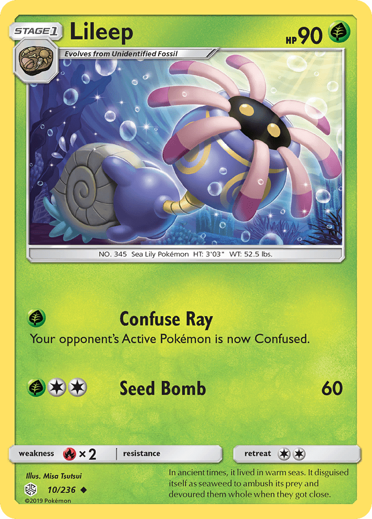 Lileep (10/236) [Sun & Moon: Cosmic Eclipse] Pokemon Single Pokémon  | Multizone: Comics And Games