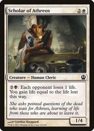 Scholar of Athreos [Theros] MTG Single Magic: The Gathering  | Multizone: Comics And Games