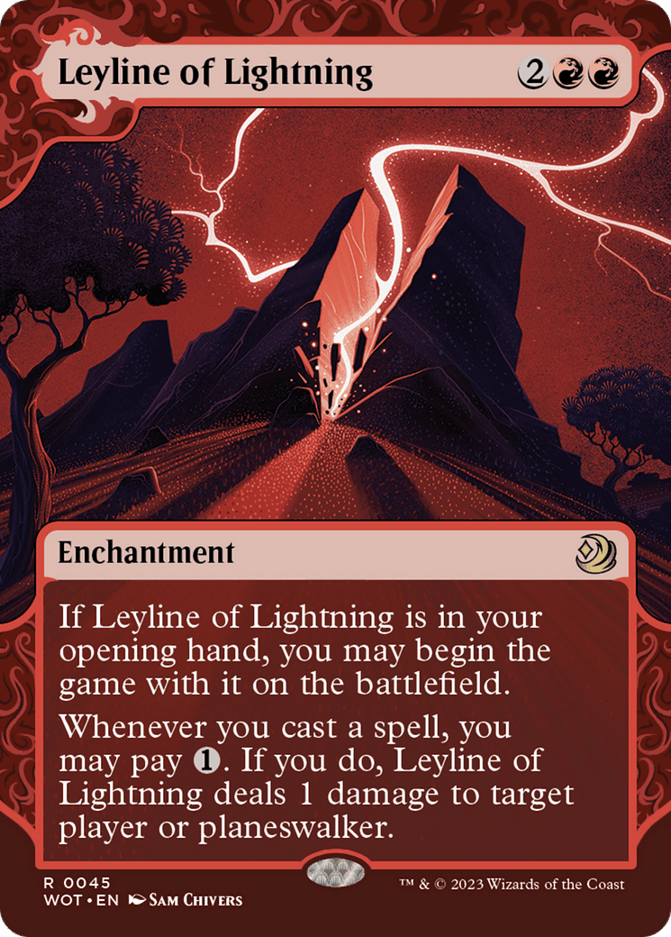 Leyline of Lightning [Wilds of Eldraine: Enchanting Tales] MTG Single Magic: The Gathering  | Multizone: Comics And Games