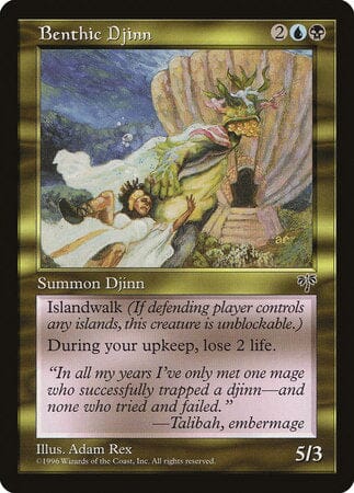 Benthic Djinn [Mirage] MTG Single Magic: The Gathering  | Multizone: Comics And Games