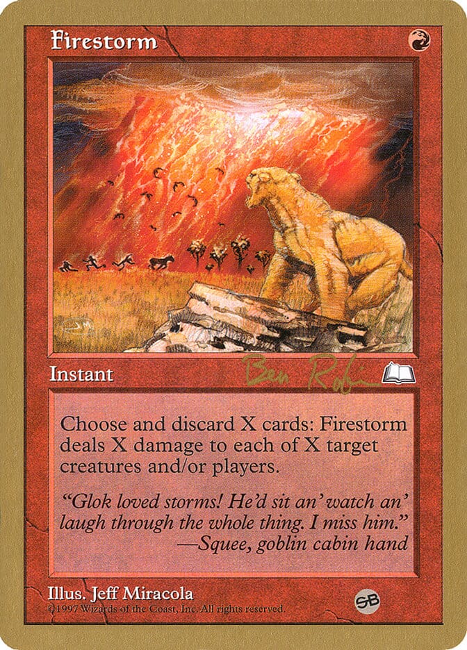 Firestorm (Brian Selden) [World Championship Decks 1998] MTG Single Magic: The Gathering  | Multizone: Comics And Games