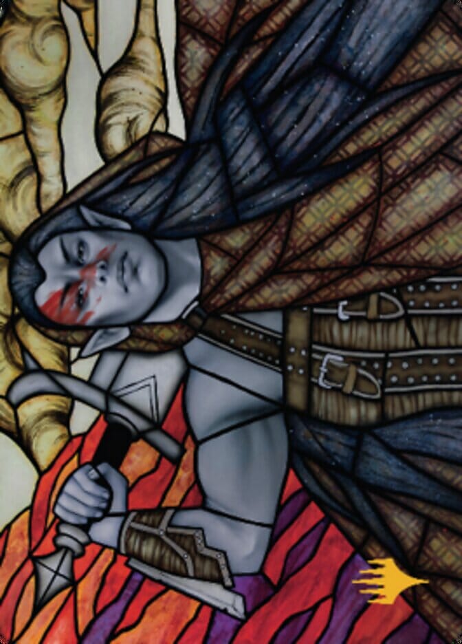 Radha, Coalition Warlord Art Card (Gold-Stamped Signature) [Dominaria United Art Series] MTG Single Magic: The Gathering  | Multizone: Comics And Games
