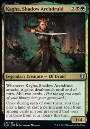 Kagha, Shadow Archdruid [Commander Legends: Battle for Baldur's Gate] MTG Single Magic: The Gathering  | Multizone: Comics And Games