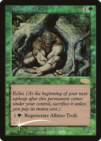 Albino Troll [Friday Night Magic 2002] MTG Single Magic: The Gathering  | Multizone: Comics And Games