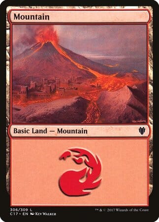 Mountain (306) [Commander 2017] MTG Single Magic: The Gathering  | Multizone: Comics And Games