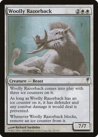 Woolly Razorback [Coldsnap] MTG Single Magic: The Gathering  | Multizone: Comics And Games