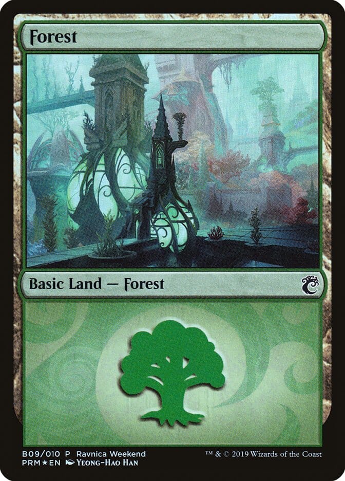 Forest (B09) [Ravnica Allegiance Guild Kit] MTG Single Magic: The Gathering  | Multizone: Comics And Games