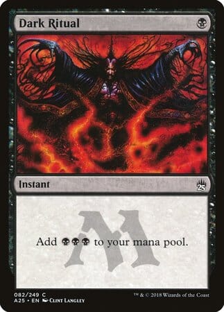 Dark Ritual [Masters 25] MTG Single Magic: The Gathering  | Multizone: Comics And Games