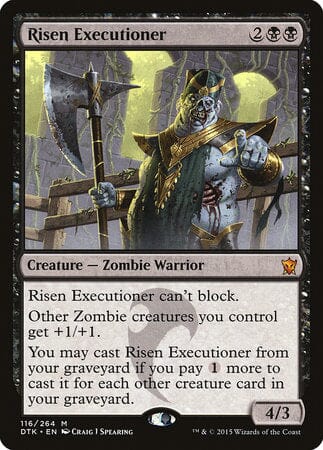 Risen Executioner [Dragons of Tarkir] MTG Single Magic: The Gathering  | Multizone: Comics And Games