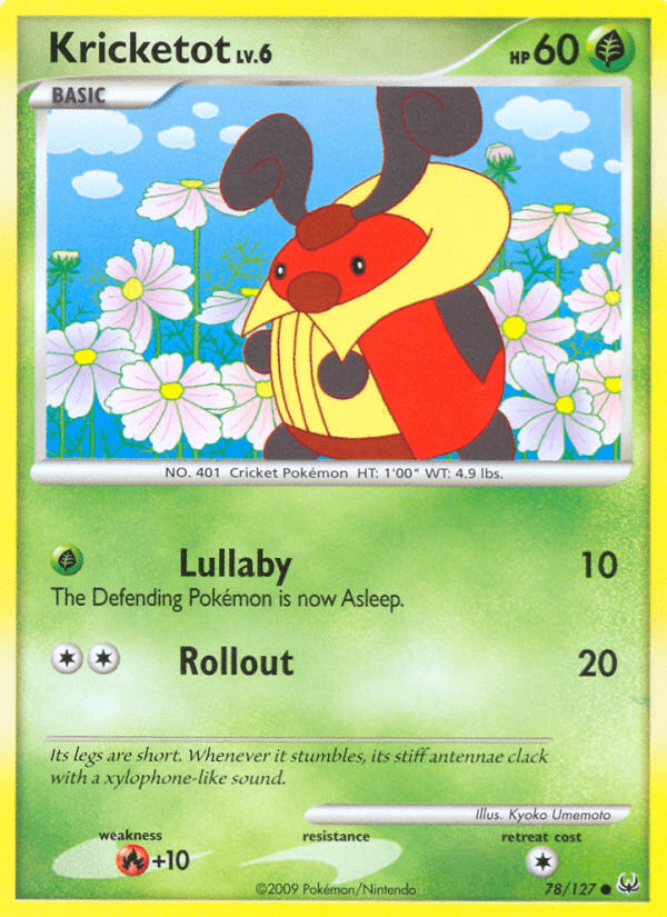 Kricketot (78/127) [Platinum: Base Set] Pokemon Single Pokémon  | Multizone: Comics And Games
