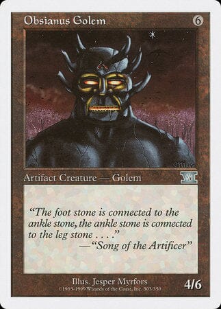 Obsianus Golem [Classic Sixth Edition] MTG Single Magic: The Gathering  | Multizone: Comics And Games