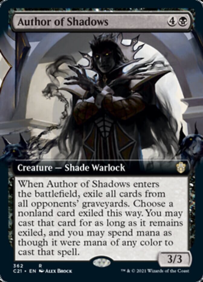 Author of Shadows (Extended) [Commander 2021] MTG Single Magic: The Gathering  | Multizone: Comics And Games