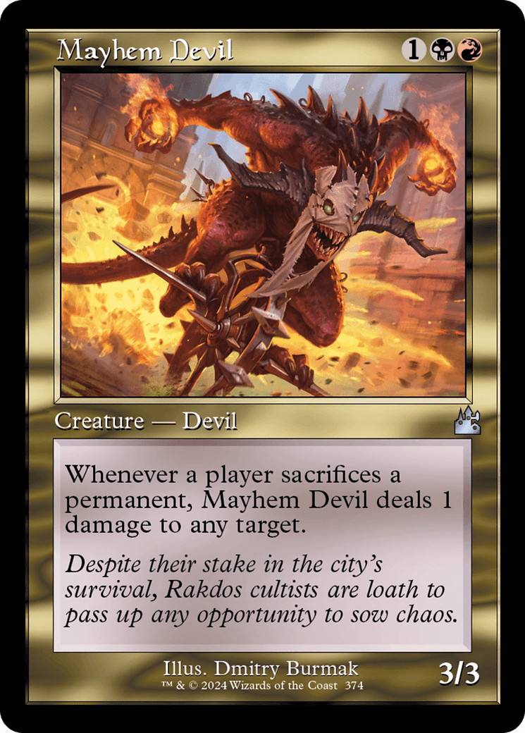 Mayhem Devil (Retro Frame) [Ravnica Remastered] MTG Single Magic: The Gathering  | Multizone: Comics And Games