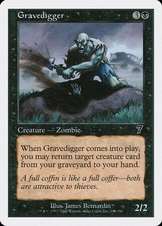 Gravedigger [Seventh Edition] MTG Single Magic: The Gathering  | Multizone: Comics And Games