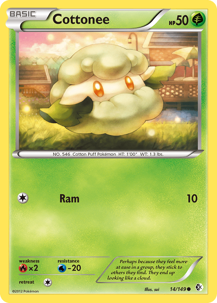 Cottonee (14/149) [Black & White: Boundaries Crossed] Pokemon Single Pokémon  | Multizone: Comics And Games