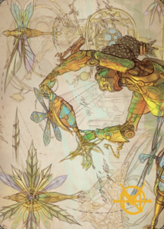 Inspiring Statuary Art Card (Gold-Stamped Signature) [The Brothers' War Art Series] MTG Single Magic: The Gathering  | Multizone: Comics And Games