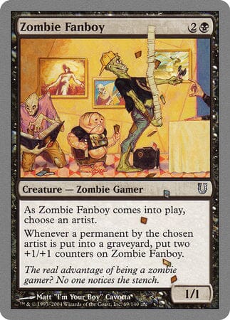 Zombie Fanboy [Unhinged] MTG Single Magic: The Gathering  | Multizone: Comics And Games