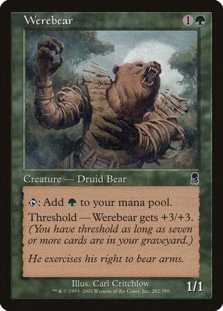 Werebear [Odyssey] MTG Single Magic: The Gathering  | Multizone: Comics And Games