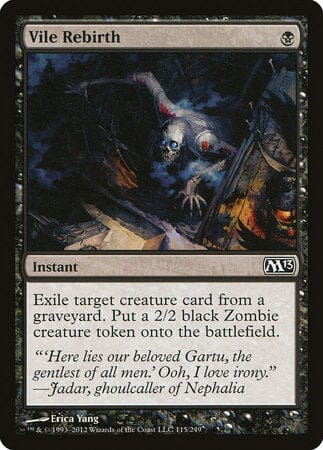 Vile Rebirth [Magic 2013] MTG Single Magic: The Gathering  | Multizone: Comics And Games