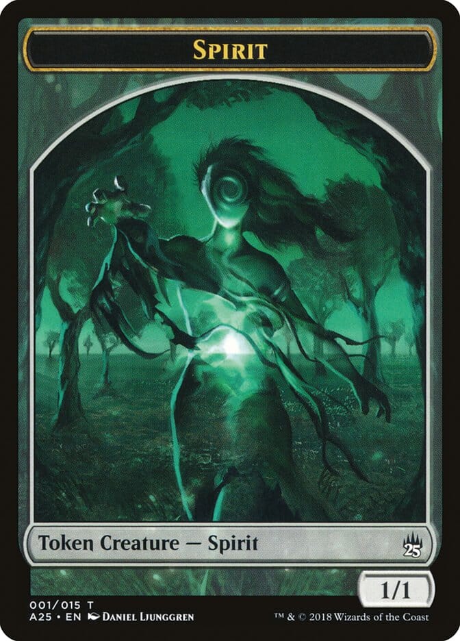 Spirit (001/015) [Masters 25 Tokens] MTG Single Magic: The Gathering  | Multizone: Comics And Games