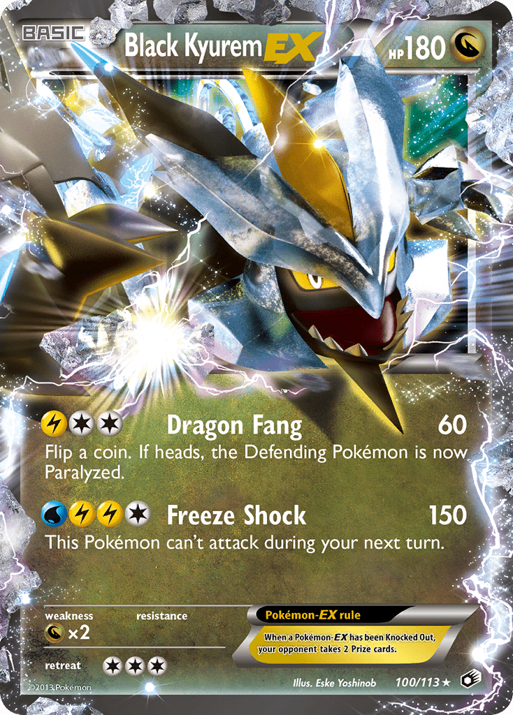 Black Kyurem EX (100/113) [Black & White: Legendary Treasures] Pokemon Single Pokémon  | Multizone: Comics And Games