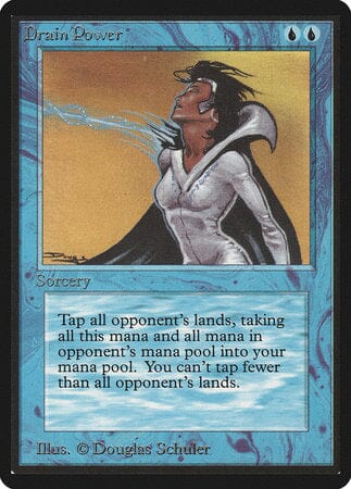Drain Power [Limited Edition Beta] MTG Single Magic: The Gathering  | Multizone: Comics And Games