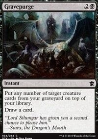 Gravepurge [Dragons of Tarkir] MTG Single Magic: The Gathering  | Multizone: Comics And Games
