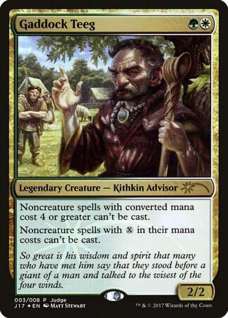 Gaddock Teeg [Judge Gift Cards 2017] MTG Single Magic: The Gathering  | Multizone: Comics And Games