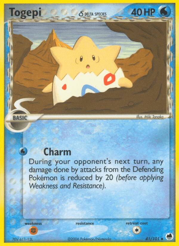 Togepi (41/101) (Delta Species) [EX: Dragon Frontiers] Pokemon Single Pokémon  | Multizone: Comics And Games