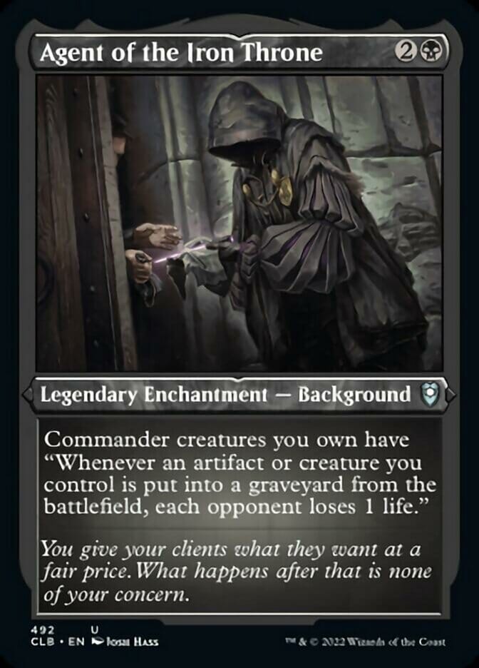 Agent of the Iron Throne (Foil Etched) [Commander Legends: Battle for Baldur's Gate] MTG Single Magic: The Gathering  | Multizone: Comics And Games