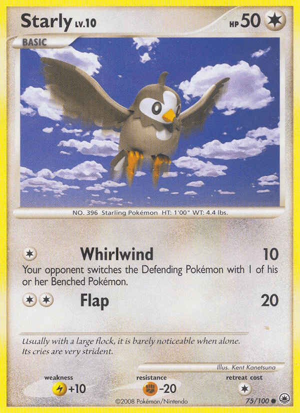Starly (75/100) [Diamond & Pearl: Majestic Dawn] Pokemon Single Pokémon  | Multizone: Comics And Games