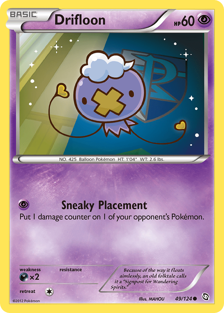 Drifloon (49/124) [Black & White: Dragons Exalted] Pokemon Single Pokémon  | Multizone: Comics And Games