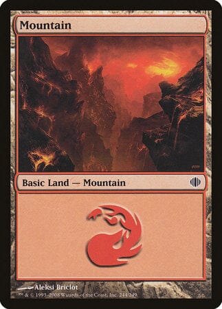 Mountain (244) [Shards of Alara] MTG Single Magic: The Gathering  | Multizone: Comics And Games
